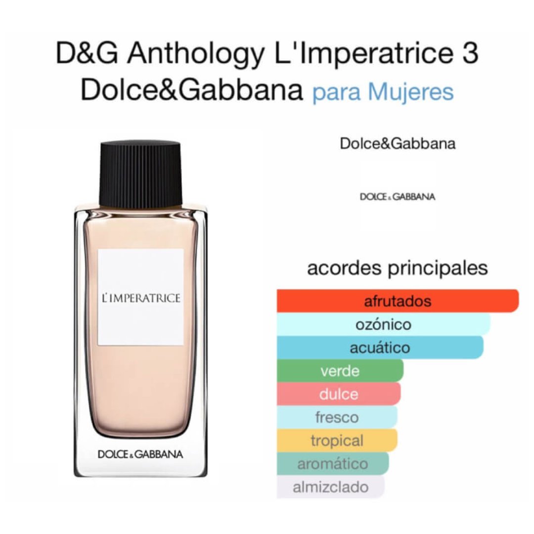 Perfume D&G L'IMPERATRICE 3 100ML