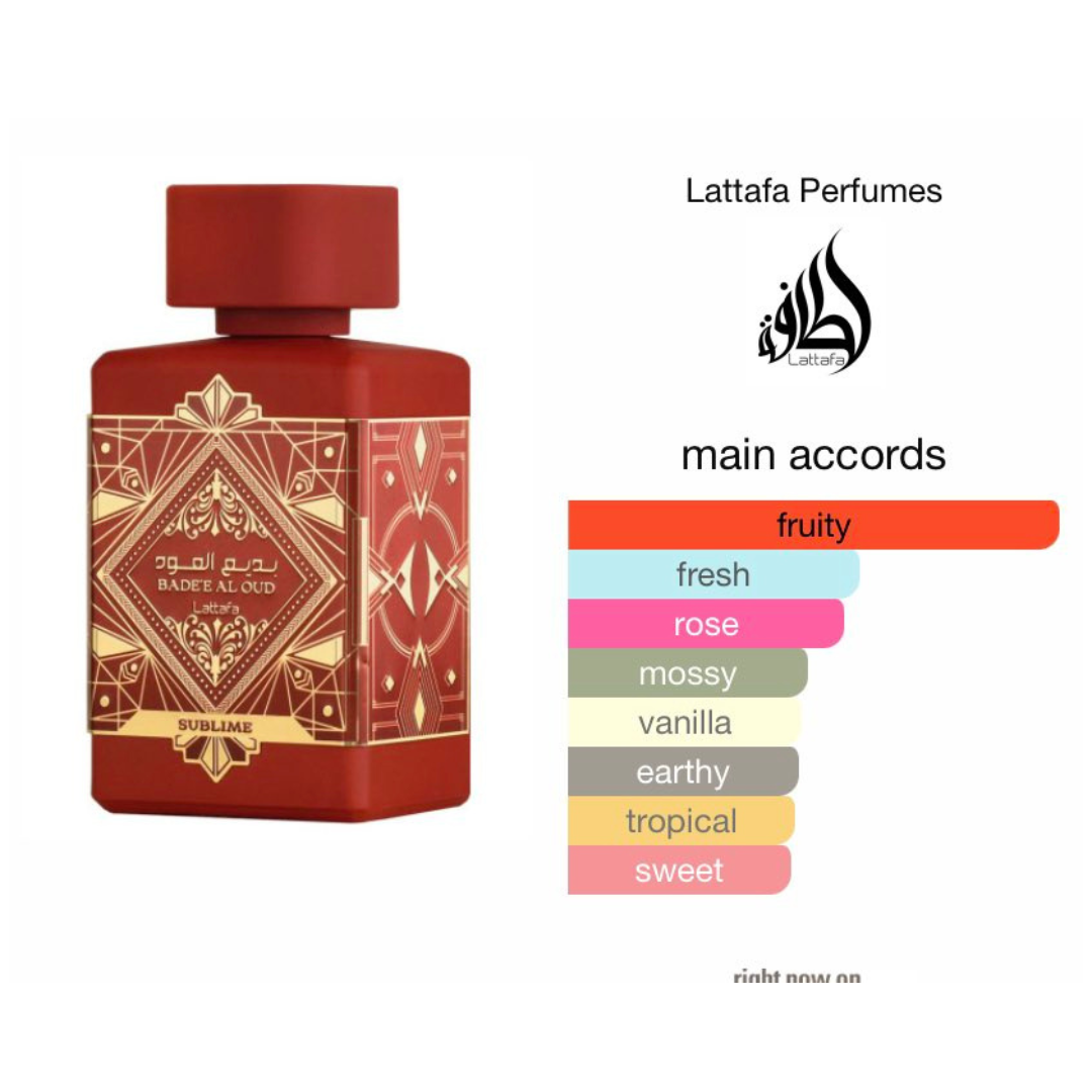 Perfume BADE´E AL OUD SUBLIME ESTUCHE SENCILLO 100ML